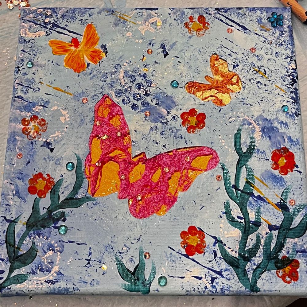 Create a Mixed Media Canvas