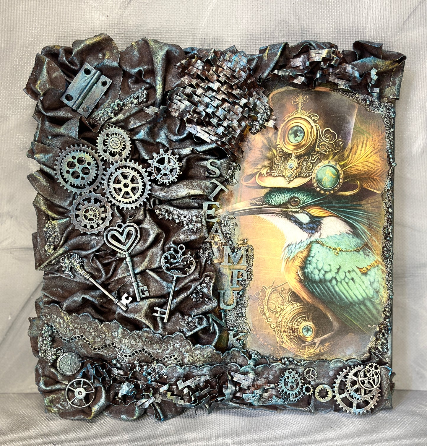 Canvas: Steampunk Kingfisher