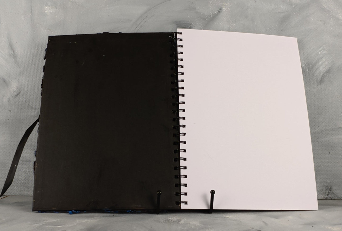 A4 journal: snow Queen on a black horse