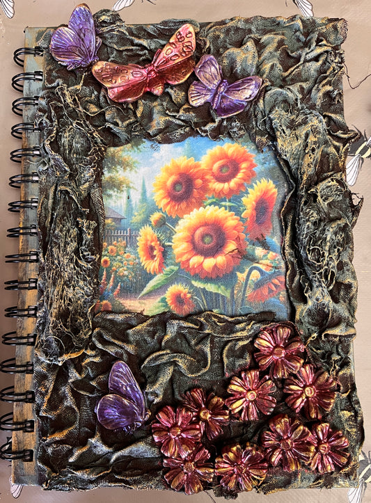 A5 journal: Sunflowers