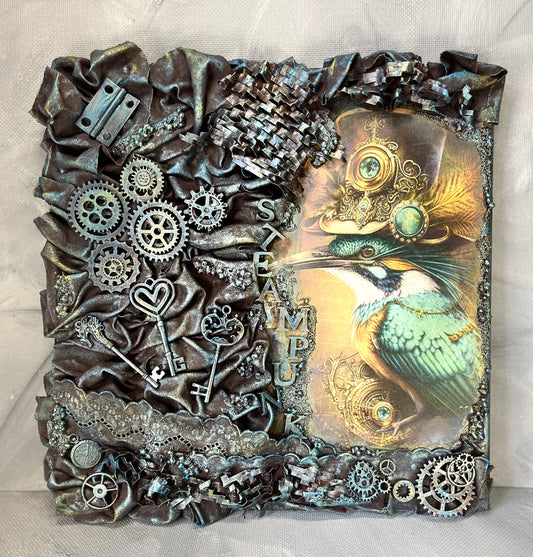 Canvas: Steampunk Kingfisher