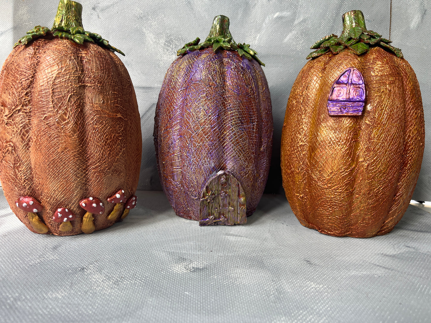 Fun ceramic pumpkins
