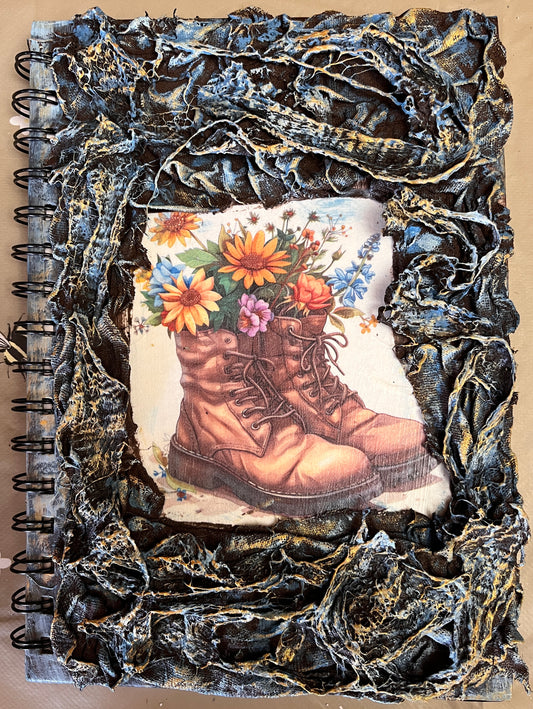 A5 journal: Old boots