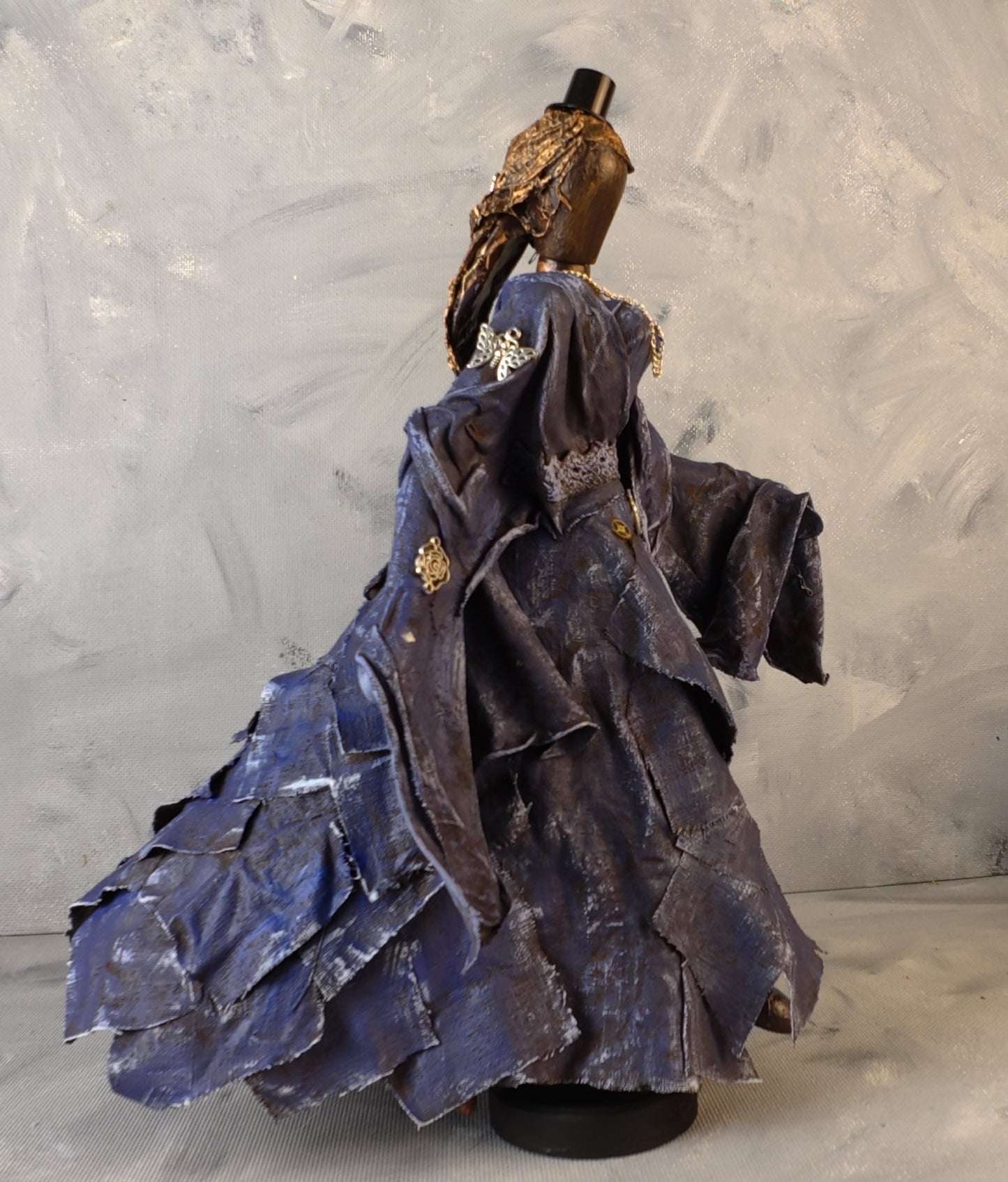 Steampunk Lady Purple Dress
